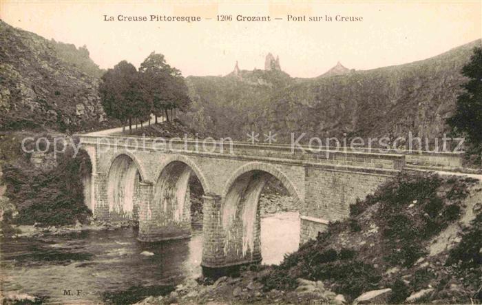 Crozant Pont sur la Creuse