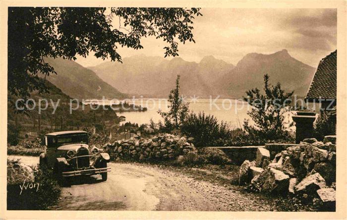 Annecy Haute-Savoie et son Lac Vue prise de la Route d Annecy a Talloires Collec