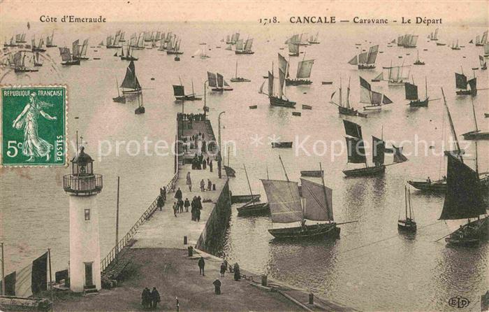 Cancale Caravane Le Depart Phare Cote d Emeraude