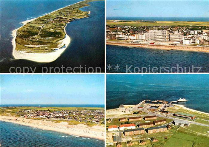 Insel Sylt Suedspitze mit Hoernum Westerland Wenningstedt Lister Hafen Fliegerau