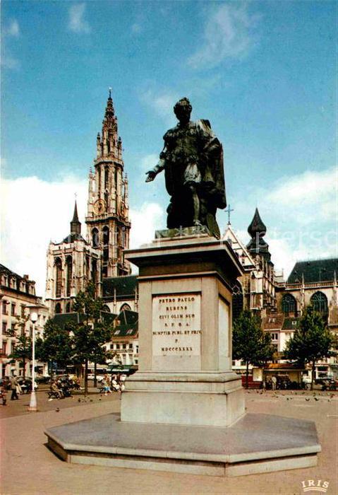 Antwerpen Anvers Standbeeld P. P. Rubens Denkmal Statue