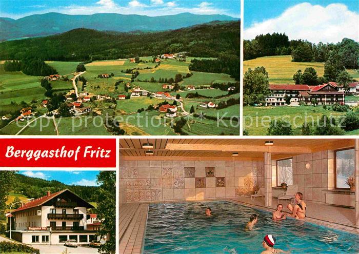 Asbach Viechtach Berggasthof Fritz Hallenbad Fliegeraufnahme