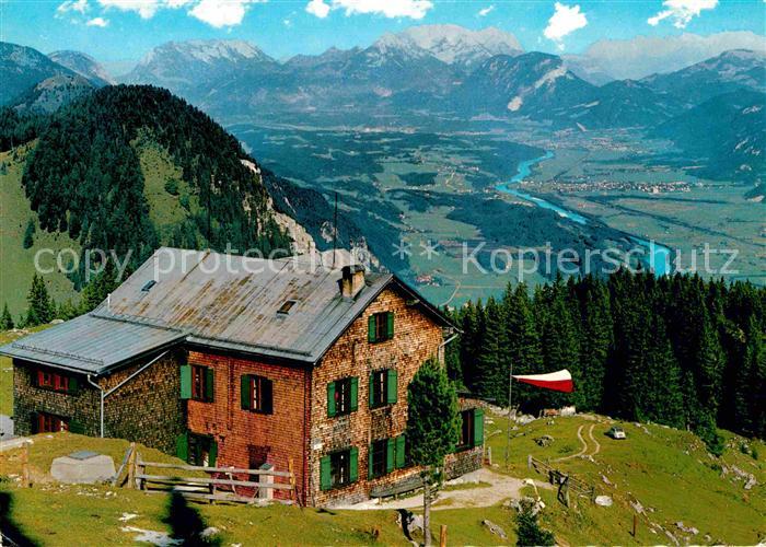 Bayreutherhuette Panorama Blick ins Unterinntal und Kaisergebirge