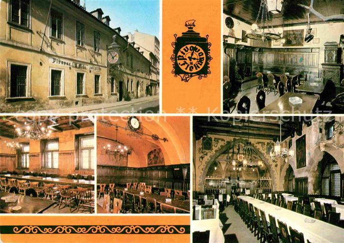 Praha Prahy Prague Pivocar U Flekue Vchod Sal Akademie Velky sal Starocesky sal