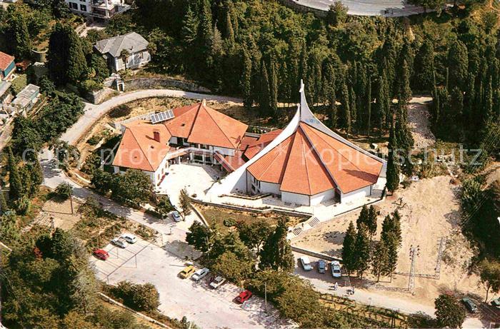 Portoroz Zupnijski center Pfarrzentrum Fliegeraufnahme
