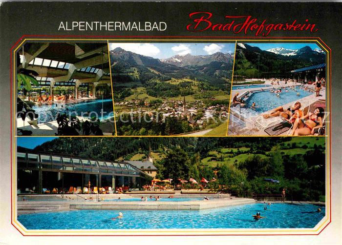 Bad Hofgastein Gesamtansicht mit Alpenpanorama Thermal Hallenbad