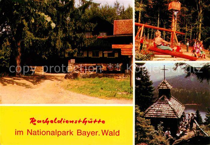 Bayerischer Wald Racheldiensthuette Kapelle Kinderspielplatz Nationalpark