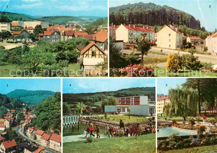 Thal Ruhla Seebach Scharfenberg Blick vom Tempelchen Kurpark