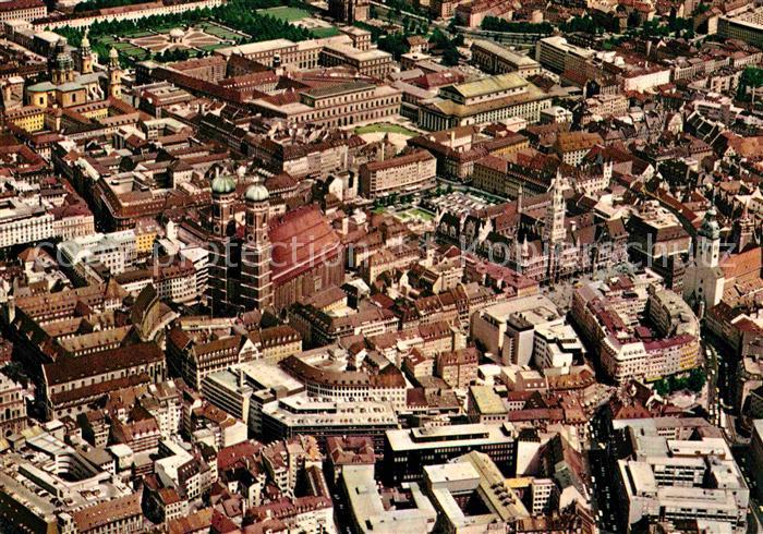 Muenchen Bayern City Fliegeraufnahme