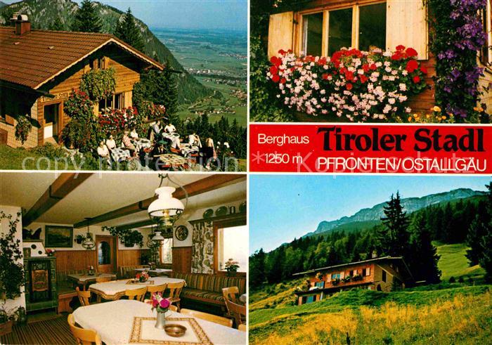 Pfronten Ostallgaeu Bayern Berghaus Tiroler Stadl
