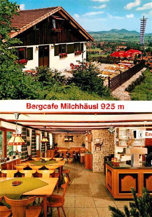 Pfronten Ostallgaeu Bayern Bergcafe Milchhaeusl