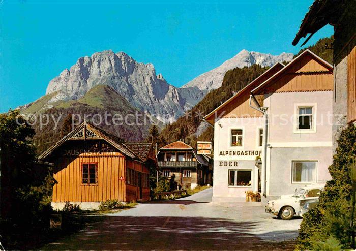Koetschach-Mauthen Kaernten Alpengasthof Eder gegen Cellon Kellerwand Karnische