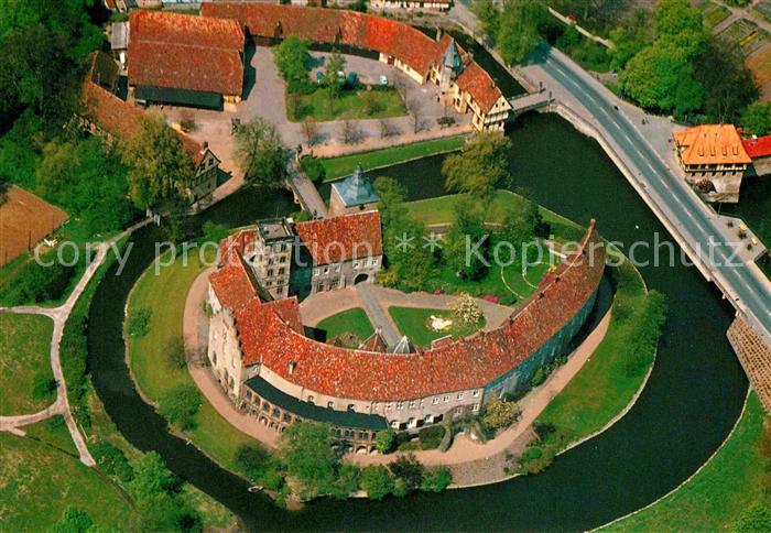Burgsteinfurt Fuerstliches Schloss Fliegeraufnahme