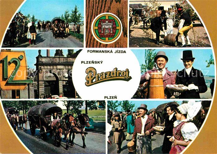 Plzen Pilsen Formanska jizda Plzensky Prazdroj Hochzeit Kutsche