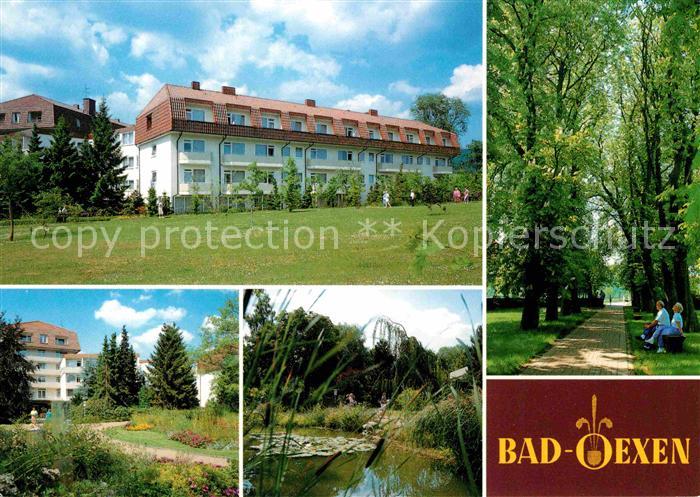 Bad Oeynhausen Klinik Bad Oexen Park Promenade Teich