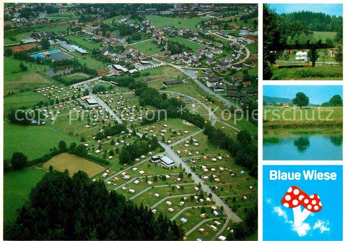 Zwiesel Niederbayern Aral Ferienzentrum Bayerischer Wald Fliegeraufnahme Blaue W