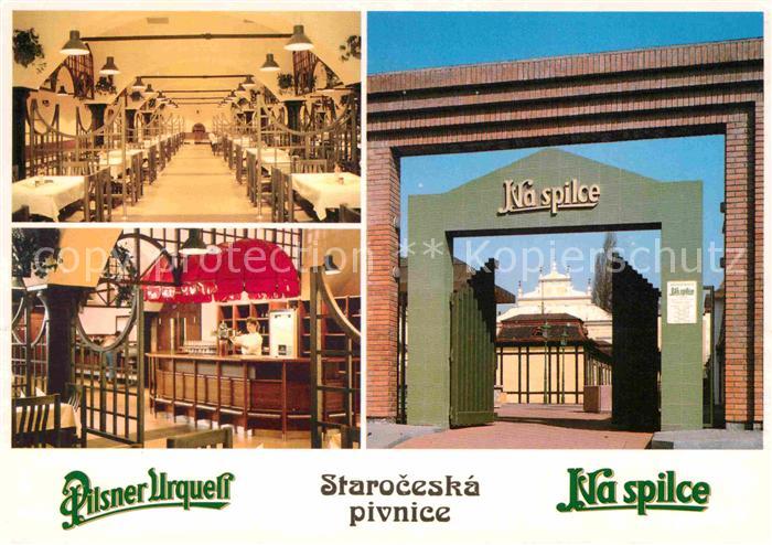 Plzen Pilsen Brana a interiery Restaurace Na spilce Pilsner Urquell Brauerei