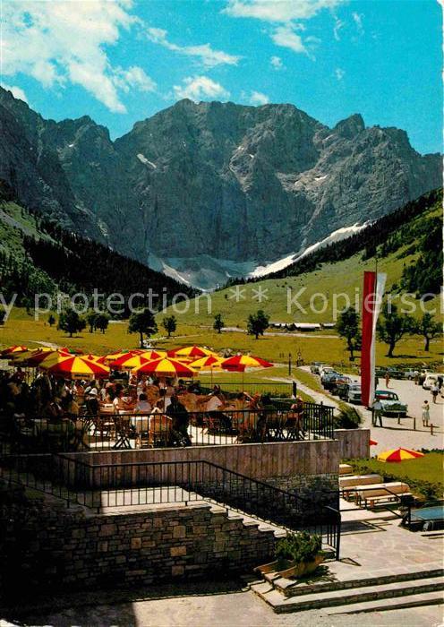 Eng Hinterriss Tirol Alpengasthof Eng am Grossen Ahornboden Karwendelgebirge
