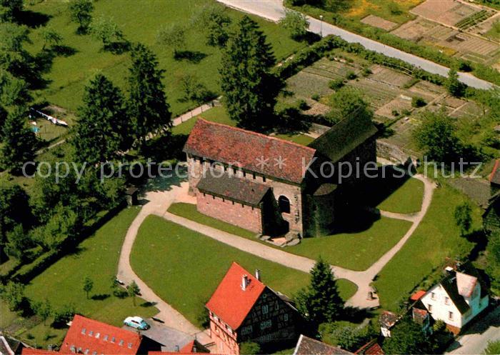 Steinbach Michelstadt Einhardsbasilika Fliegeraufnahme