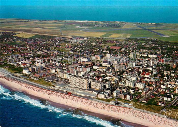 Westerland Sylt Nordseeheilbad Fliegeraufnahme