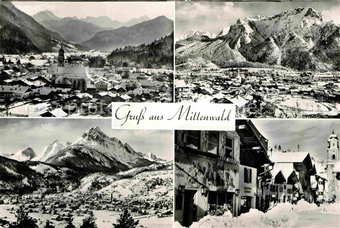 Mittenwald Bayern Winter Panorama