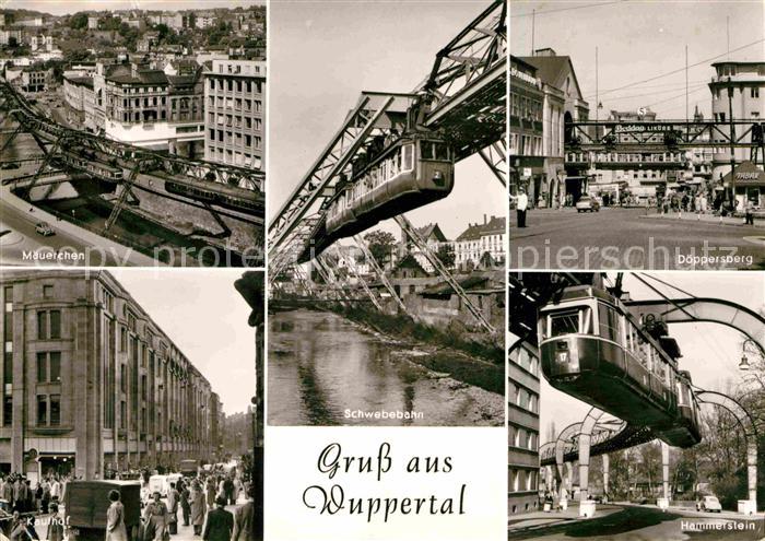 WUPPERTAL NRW Doepperberg Hammerstein Maeuerchen Schwebebahn
