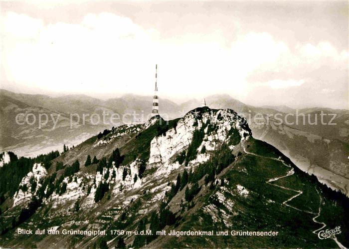 Gruenten Sender Jaegerdenkmal Luftaufnahme