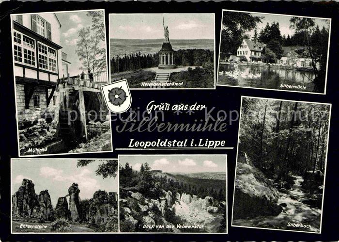 Leopoldstal Lippe Velmerstot Silberbach Externsteine