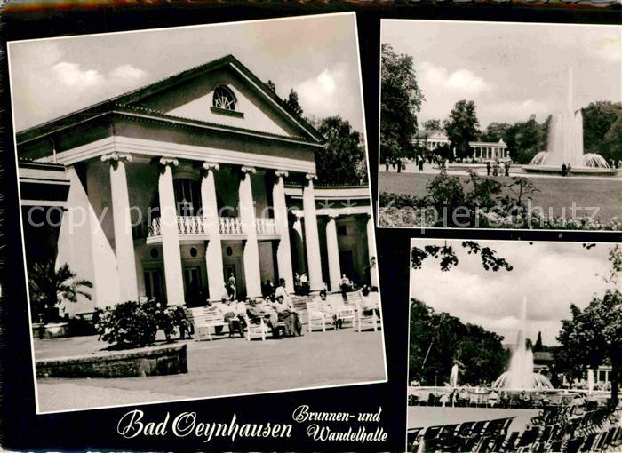 Oeynhausen Bad Brunnen Wandelhalle Wasserspiele