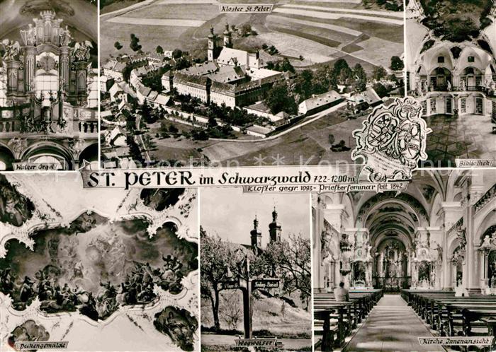 Peter Schwarzwald St Kloster Kirche Orgel