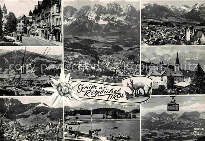 Kitzbuehel Tirol Bergbahn Kaiser