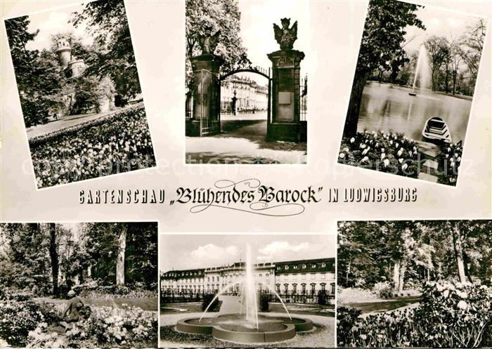 Ludwigsburg Wuerttemberg Gartenschau Bluehendes Barock Brunnen