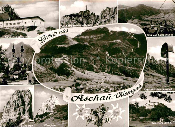 Aschau Chiemgau Kampenwand Staffelstein Westgipfel Hohenaschau Pfarrkirche