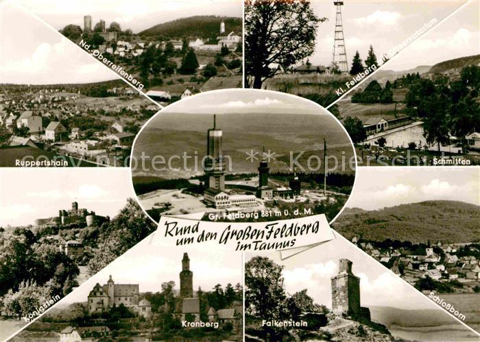 Taunus Region Grossen Feldberg Schlossborn Falkenstein Kronstein Koenigstein