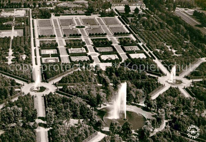 HANNOVER  CITY Herrenhaeuser Garten Luftaufnahme