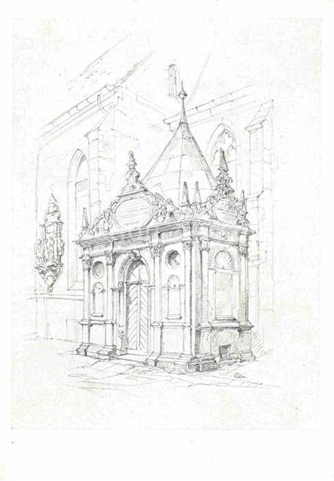 HANNOVER  CITY Duve Kapelle Kuenstlerkarte Wilhelm Redemann