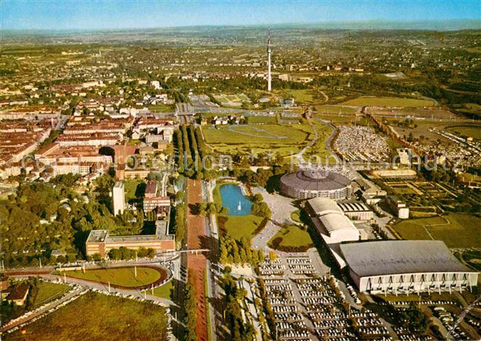 DORTMUND  CITY Westfalenhalle Florianturm Luftaufnahme