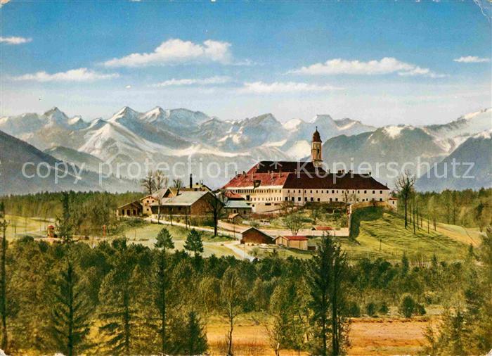 Reutberg Kloster Kuenstlerkarte Benediktenwand Blomberg