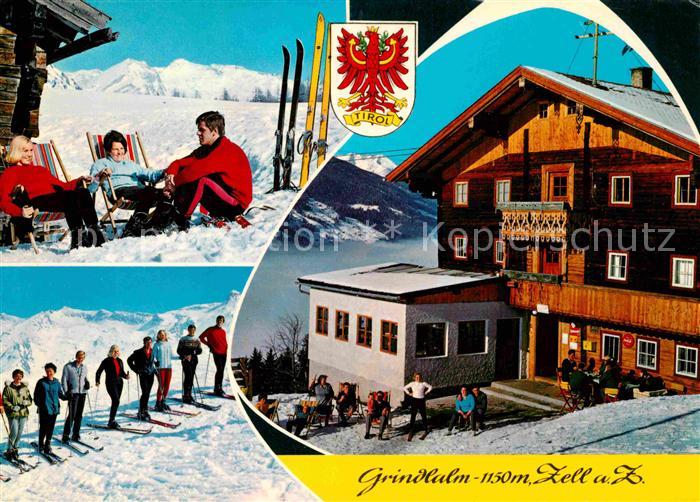 Zell Ziller Tirol Gasthof Grindlalm Enzian Sepp Winter