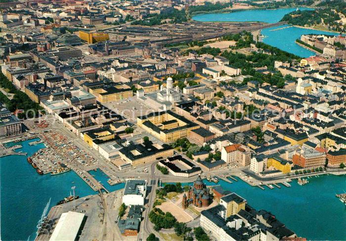 Helsinki Centrum Luftaufnahme