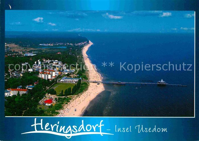 Heringsdorf Ostseebad Usedom Seebruecke Strand