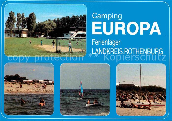 Fehmarn Camping Europa Landkreis Rothenburg Strand