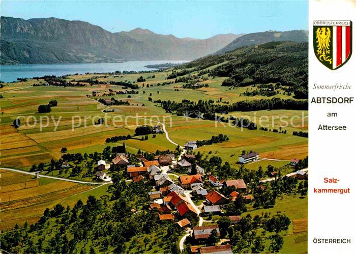 Abtsdorf Oesterreich Attersee Luftaufnahme