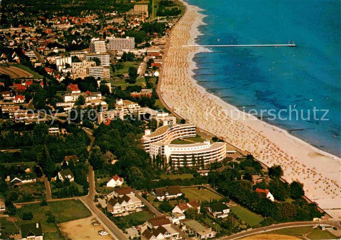 Groemitz Ostseebad Strand Luftaufnahme