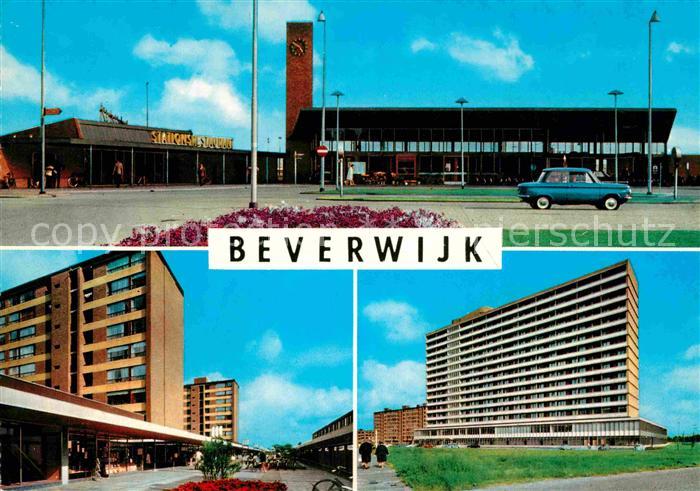 Beverwijk Bahnhof Hochhaeuser