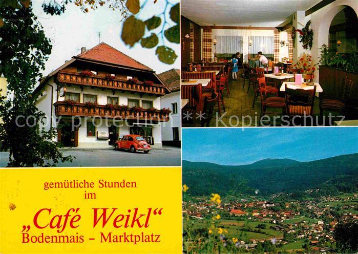 Bodenmais Cafe Weikl Marktplatz