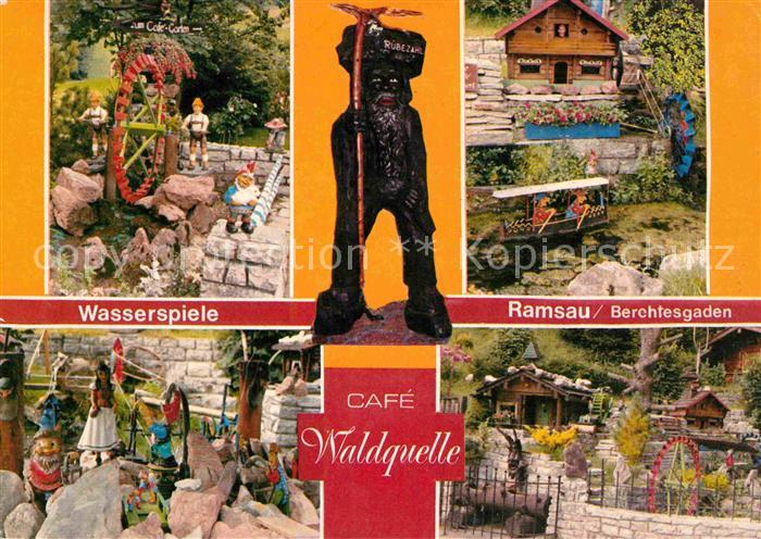 Ramsau Berchtesgaden Wasserspiele Cafe Waldquelle