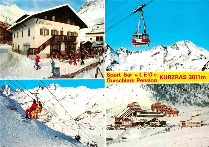 Kurzras Schnals Sport Bar Leo Gurschlers Pension Winter