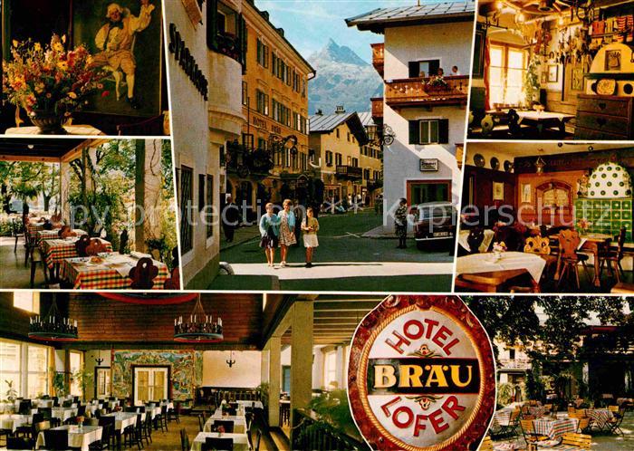 Lofer Hotel Braeu Speisesaal Salzburger Tiroler Stube