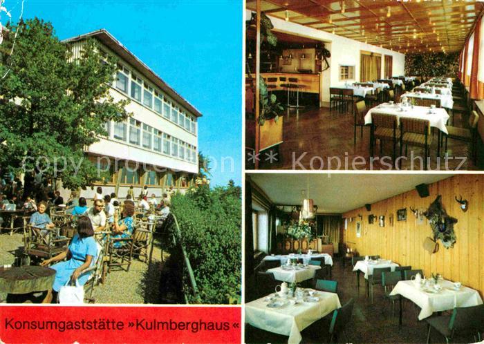 Saalfeld Saale Konsumgaststaette Kulmberghaus